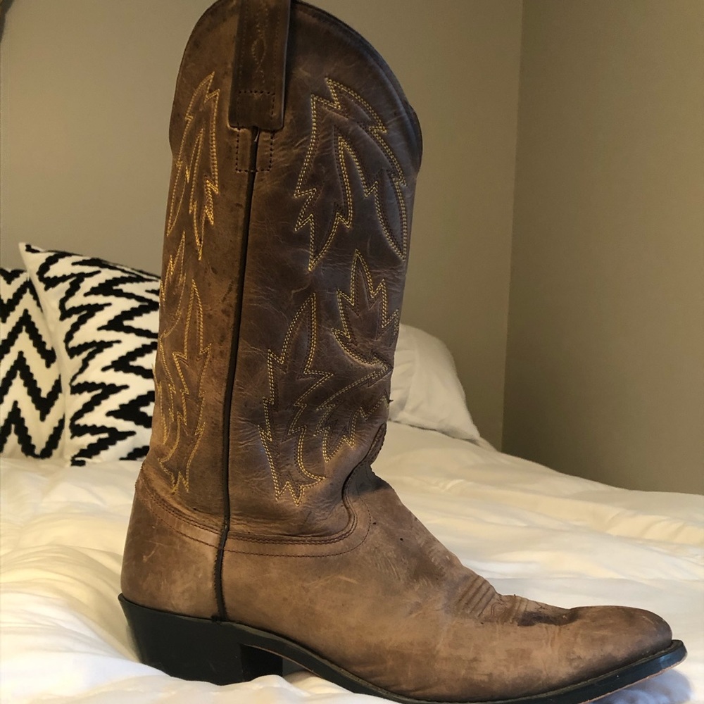 Old West Cowgirl Boots distressed